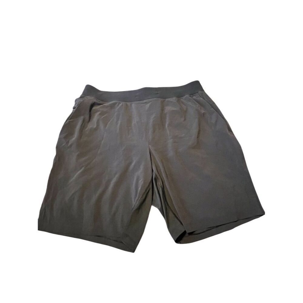 Lululemon Men's 2XL Black Graphic Athletic Shorts 9" Quick-Dry - Picture 5 of 7
